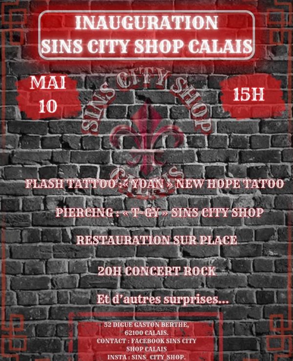 INAUGURATION SINS CITY SHOP